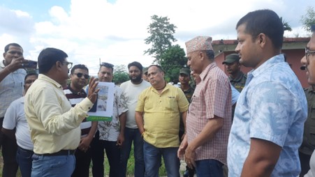 अमलेखगञ्जको भावर क्षेत्रमा पानीको स्रोत खोज्दै वीरगञ्ज महानगर